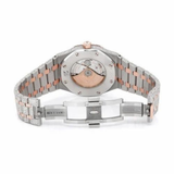 PJ AP Mens Moissanite Watch Two Tone Rose Gold Arabic Numerals Full Diamond Octagon Case Pave Setting Iced Watch Luxury