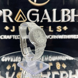 PJ Patek Philippe Iced-Out Moissanite Watch Hip Hop Men's Crystal Watch Stainless Steel Quartz Analog Bracelet Wristwatch