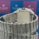 Men's Stainless Steel Branded Iced Out Moissanite Chronological Hip Hop Watch Wholesale Price