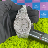 PJ AP Arabic Dial Premium Quality Antique Iced Out VVS Clarity Moissanite Diamond Studded Luxursy Stainless Steel Watch