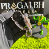 PJ R*L*X The Full Frost Date Watch - Two-Tone Rose Gold - Luxury Iced Jewelry