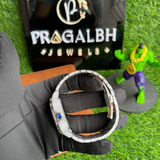 Hip Hop Style Meets Luxury with Our Certified Full Iced Out Diamonds Stainless Steel Moissanite Watch