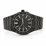 PJ AP Branded Iced Out Moissanite Watch Hip Hop Iced Out Watch for Men Stainless Steel Watch at Wholesales Price