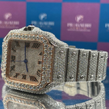 PJ Custom VVS Moissanite Diamond Watch Iced Out Luxury Hip Hop Unisex Timepiece Full Diamond Test Passed Free Delivery