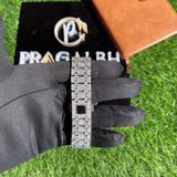 PJ AP Premium Quality Antique Fully Iced Out VVS Clarity Moissanite Diamond Watch for Men with Free Deliver