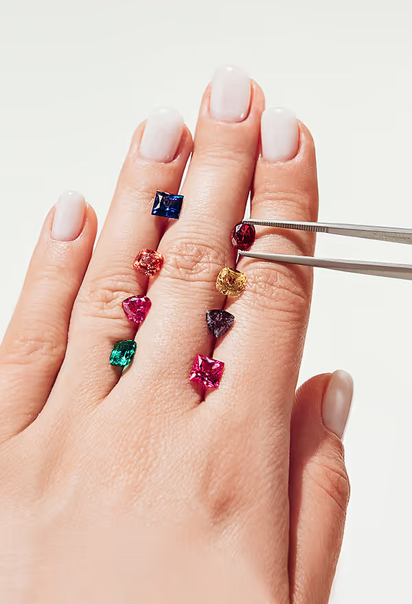 Grown sapphires, rubies, emeralds and more