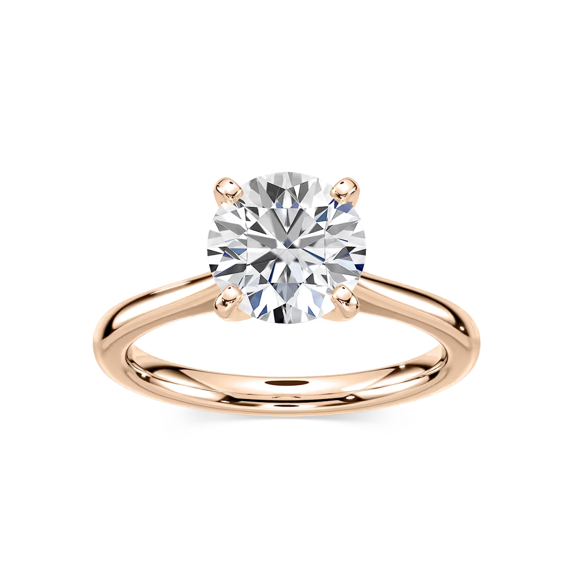 Marie Lab Grown Diamond Cathedral Stackable Solitaire Engagement Ring