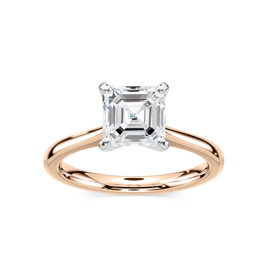Marie Lab Grown Diamond Cathedral Stackable Solitaire Engagement Ring