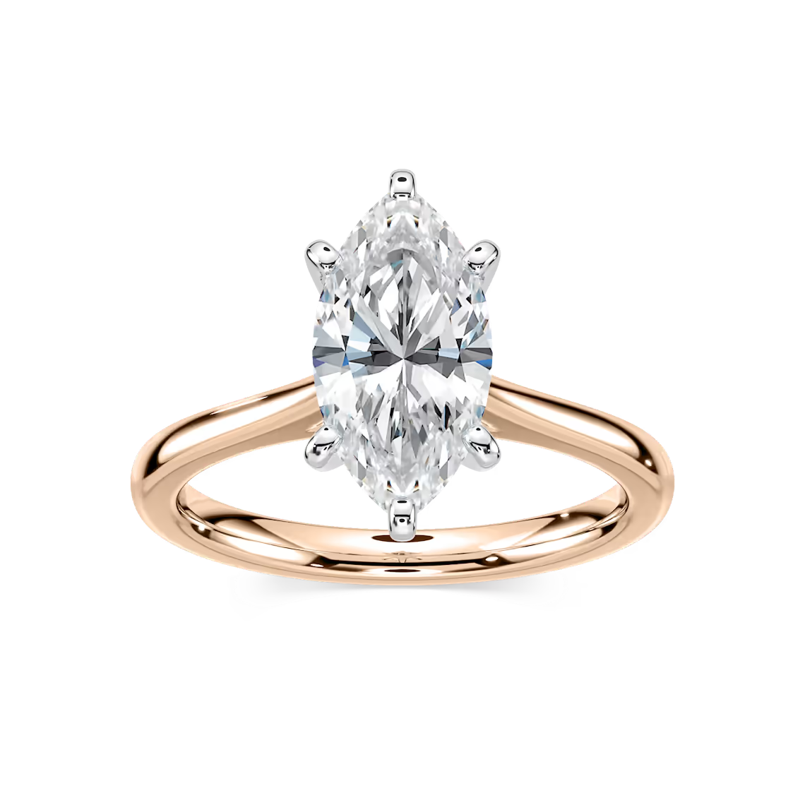 Marie Lab Grown Diamond Cathedral Stackable Solitaire Engagement Ring
