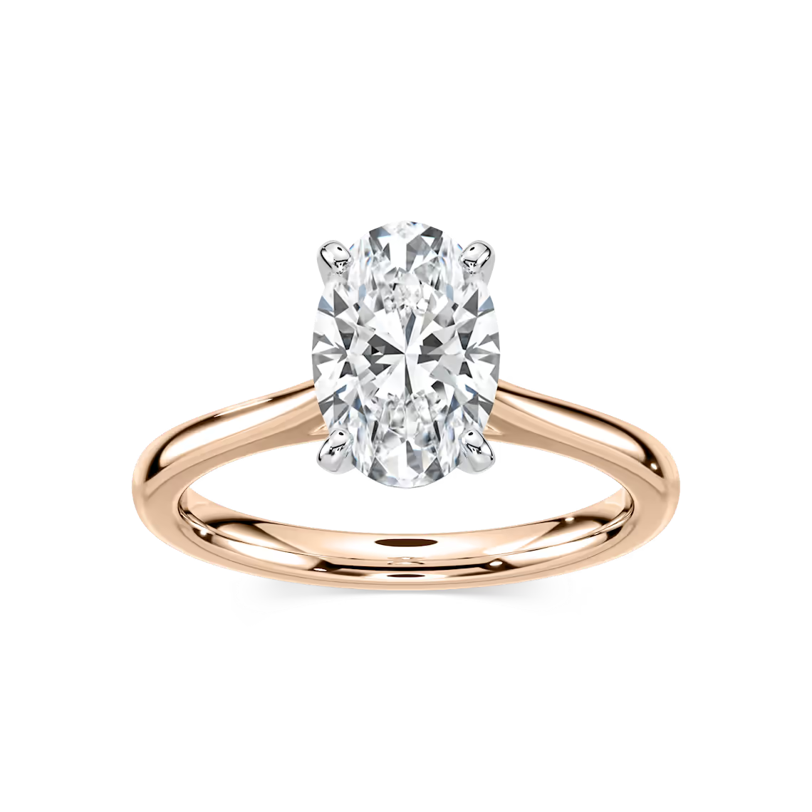 Marie Lab Grown Diamond Cathedral Stackable Solitaire Engagement Ring