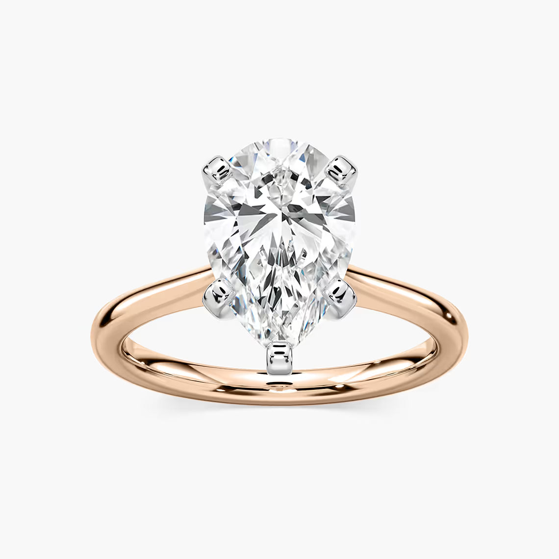 Marie Lab Grown Diamond Cathedral Stackable Solitaire Engagement Ring