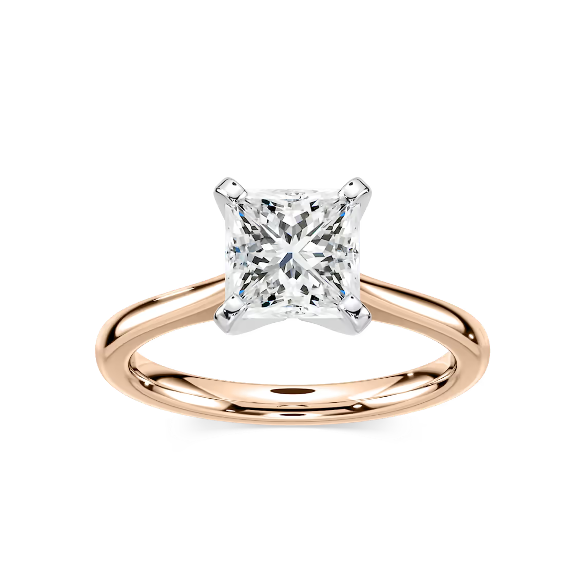 Marie Lab Grown Diamond Cathedral Stackable Solitaire Engagement Ring