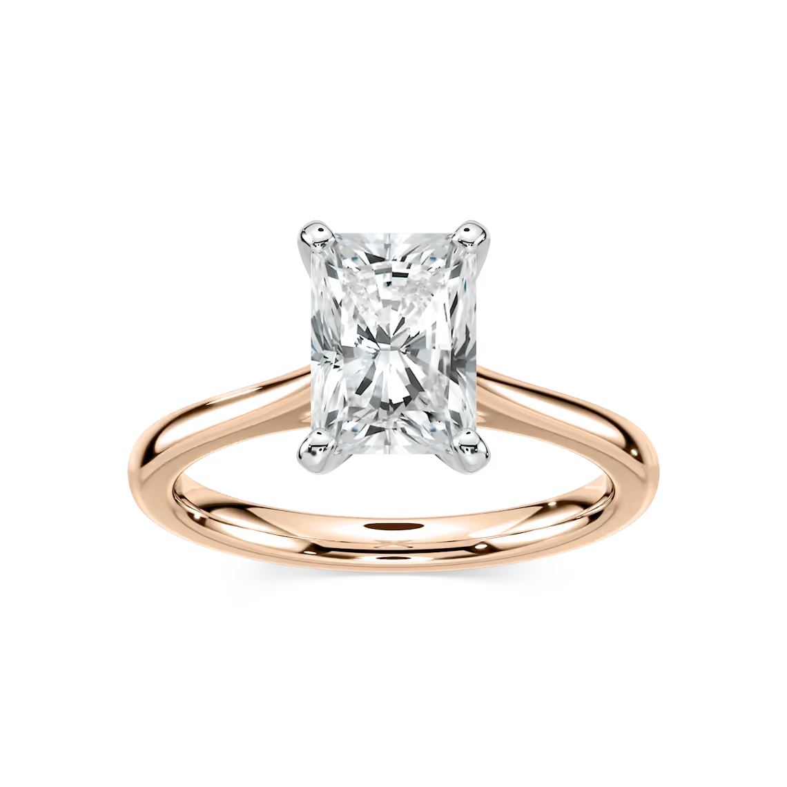 Marie Lab Grown Diamond Cathedral Stackable Solitaire Engagement Ring