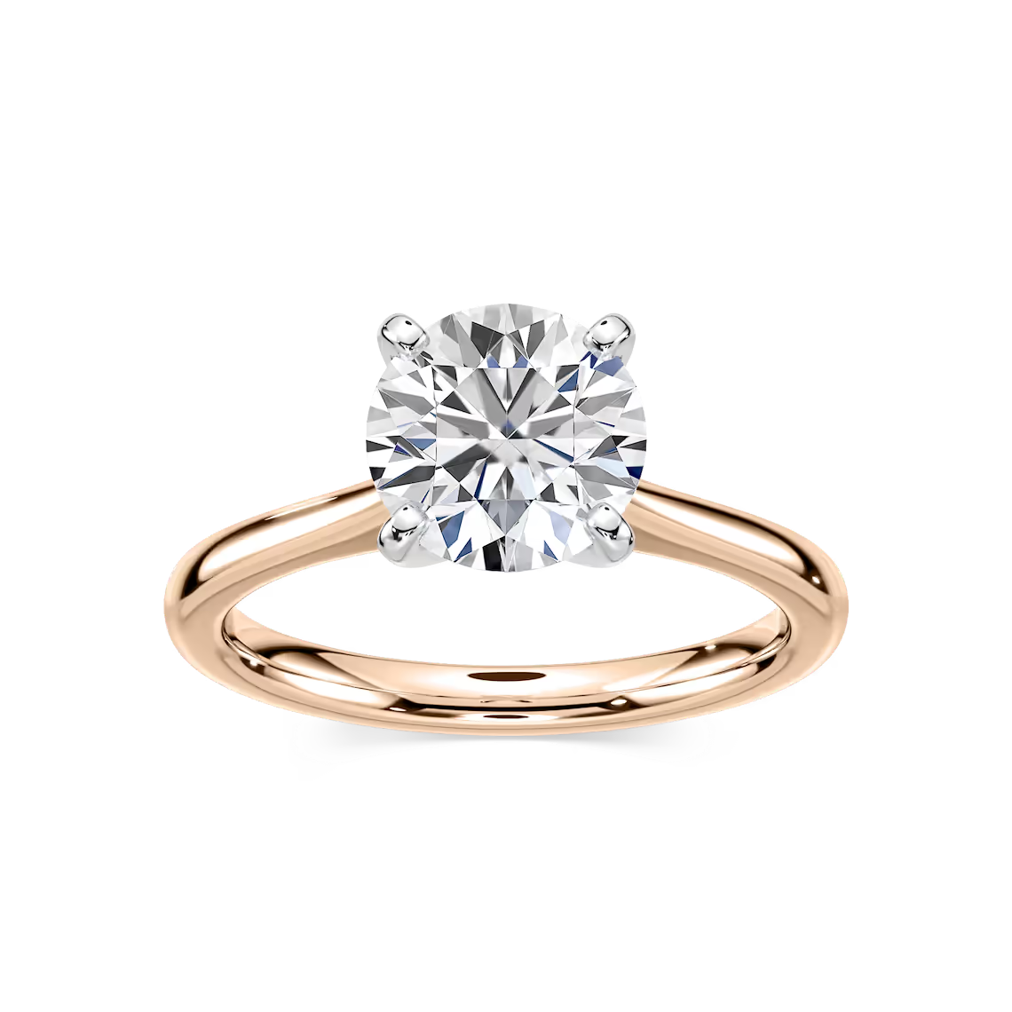 Marie Lab Grown Diamond Cathedral Stackable Solitaire Engagement Ring
