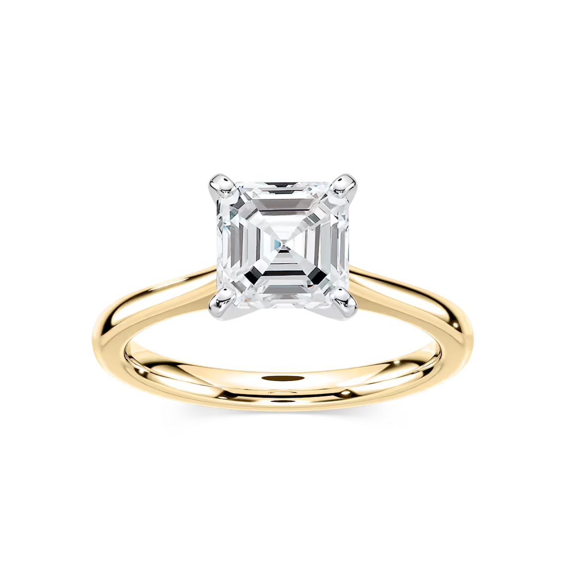 Marie Lab Grown Diamond Cathedral Stackable Solitaire Engagement Ring