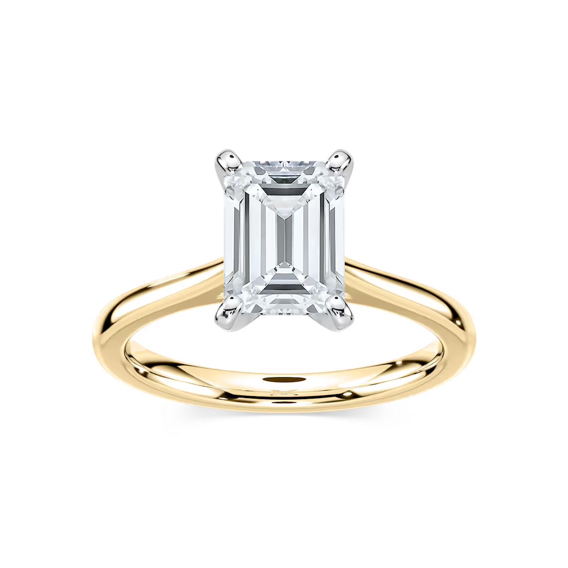 Marie Lab Grown Diamond Cathedral Stackable Solitaire Engagement Ring