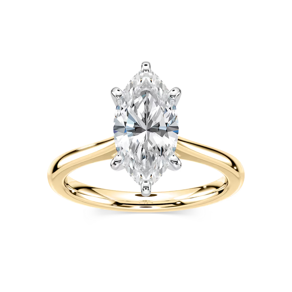 Marie Lab Grown Diamond Cathedral Stackable Solitaire Engagement Ring