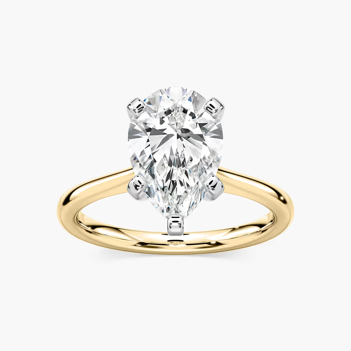 Marie Lab Grown Diamond Cathedral Stackable Solitaire Engagement Ring