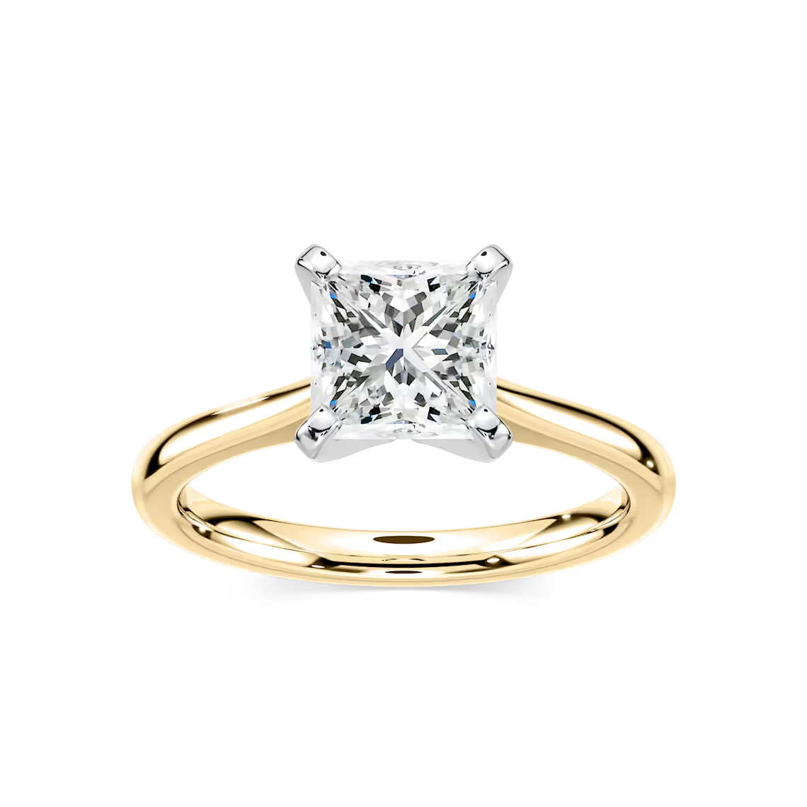 Marie Lab Grown Diamond Cathedral Stackable Solitaire Engagement Ring