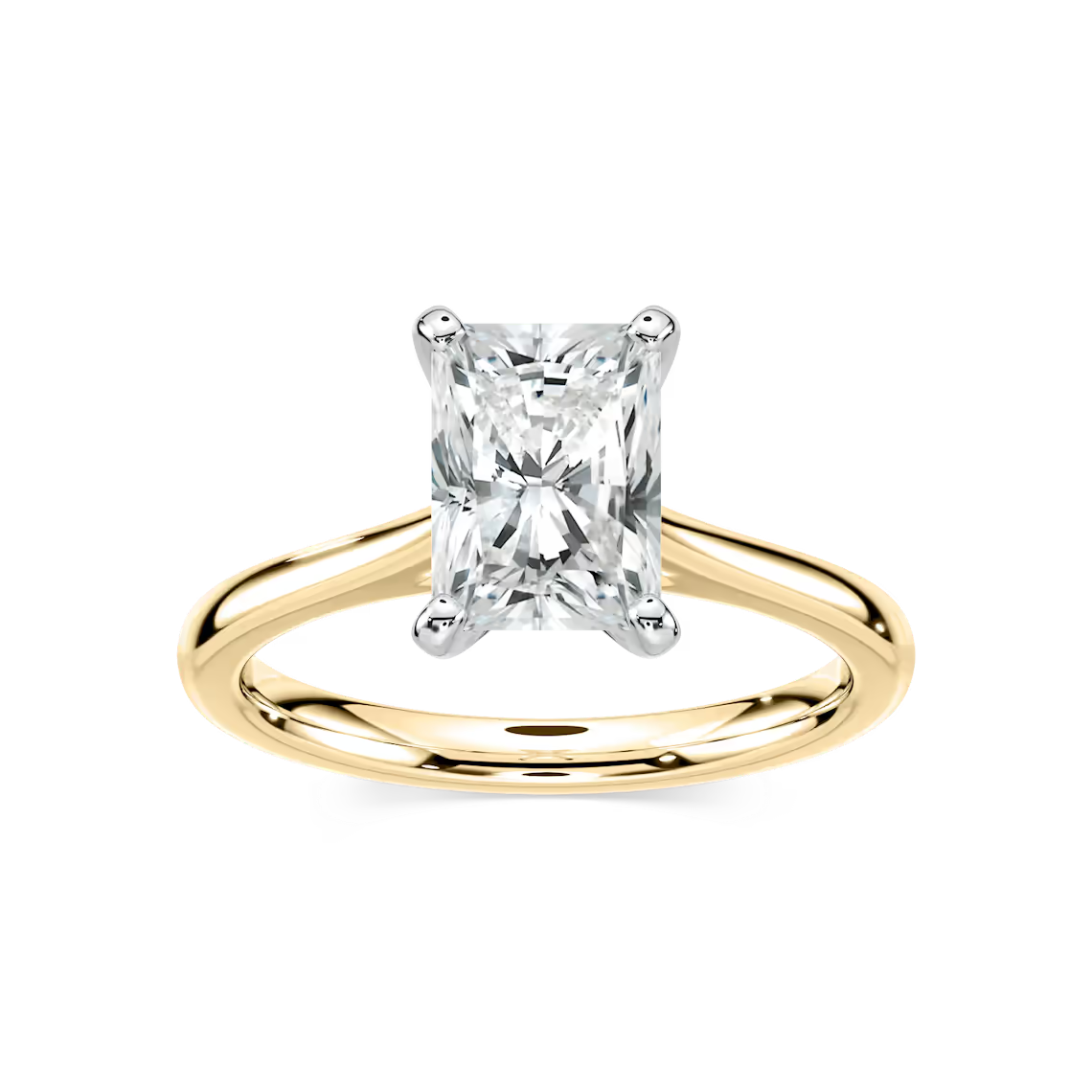 Marie Lab Grown Diamond Cathedral Stackable Solitaire Engagement Ring