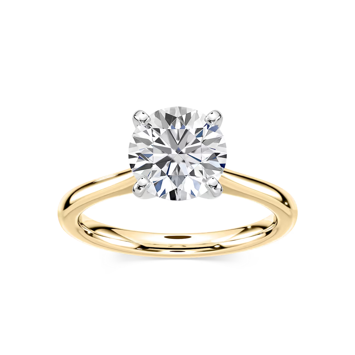 Marie Lab Grown Diamond Cathedral Stackable Solitaire Engagement Ring