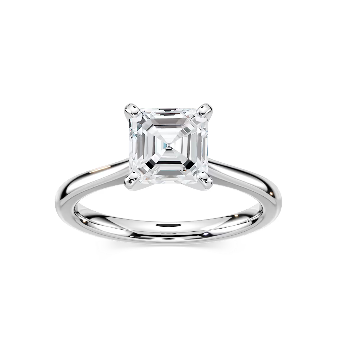 Marie Lab Grown Diamond Cathedral Stackable Solitaire Engagement Ring