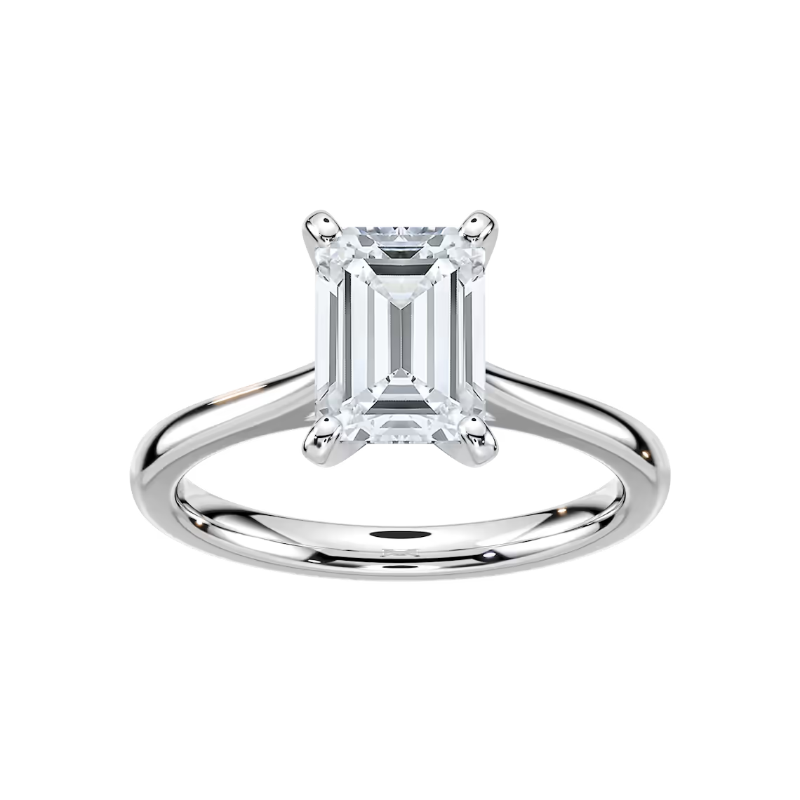Marie Lab Grown Diamond Cathedral Stackable Solitaire Engagement Ring