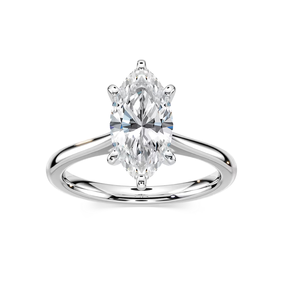 Marie Lab Grown Diamond Cathedral Stackable Solitaire Engagement Ring