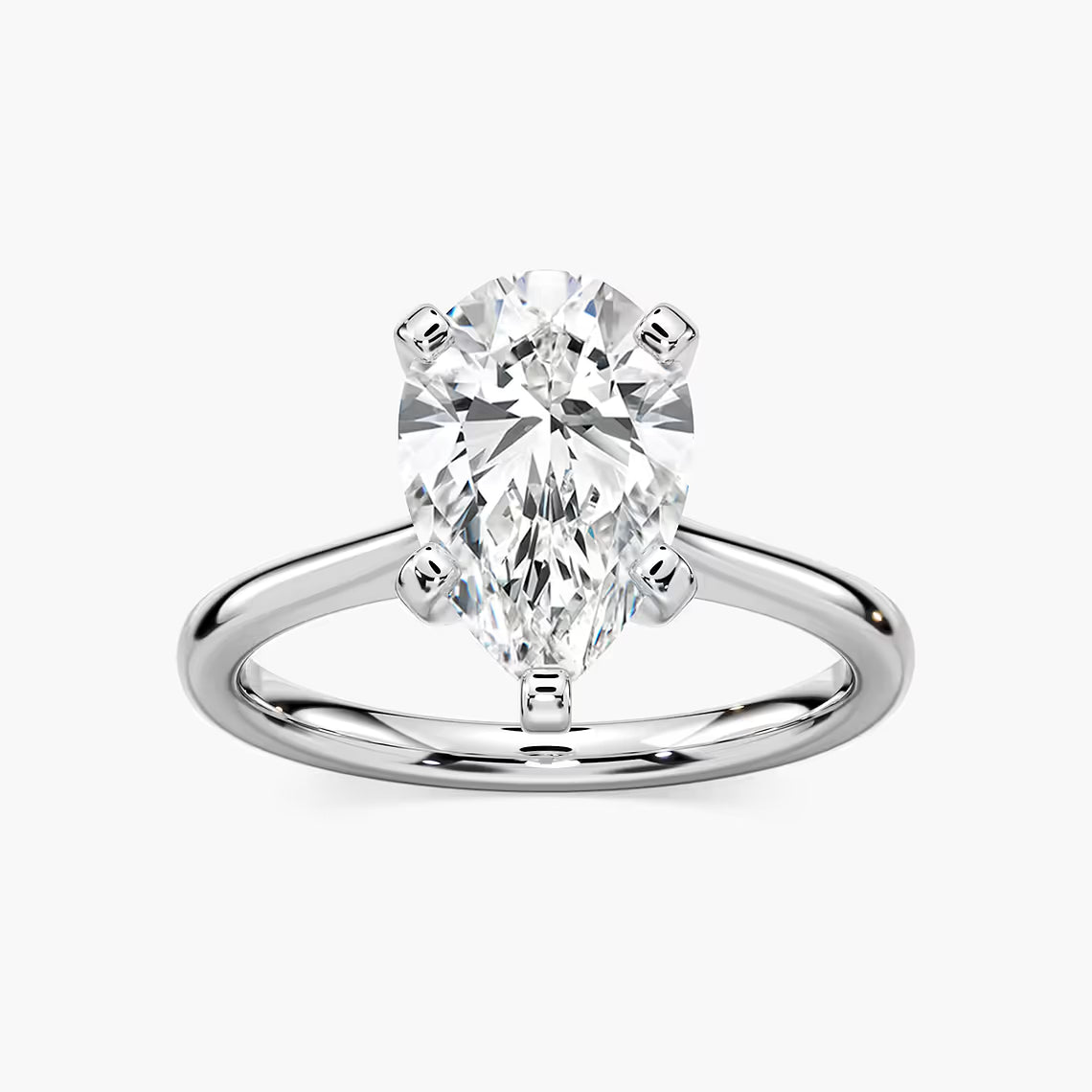 Marie Lab Grown Diamond Cathedral Stackable Solitaire Engagement Ring