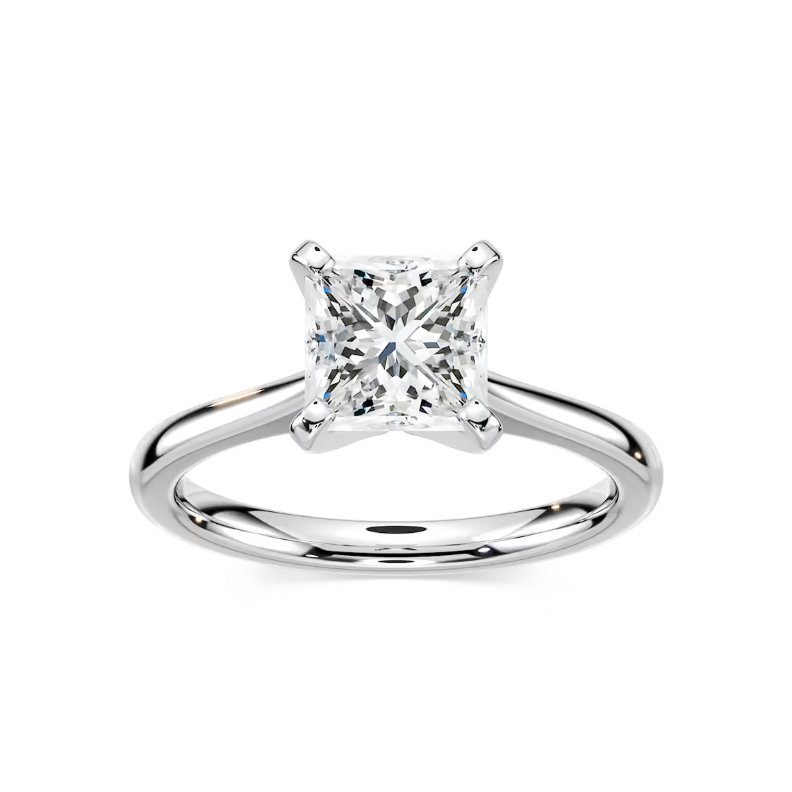 Marie Lab Grown Diamond Cathedral Stackable Solitaire Engagement Ring