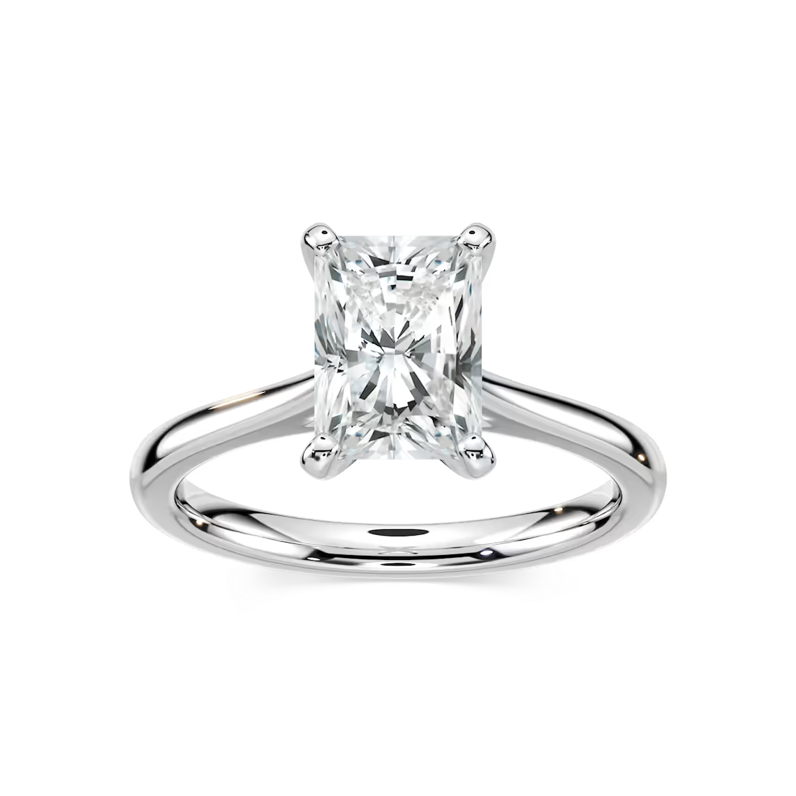 Marie Lab Grown Diamond Cathedral Stackable Solitaire Engagement Ring