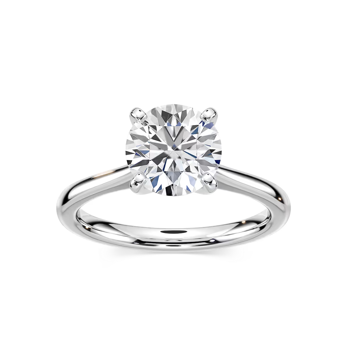 Marie Lab Grown Diamond Cathedral Stackable Solitaire Engagement Ring