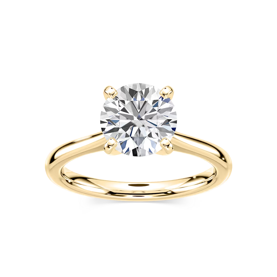 Marie Lab Grown Diamond Cathedral Stackable Solitaire Engagement Ring