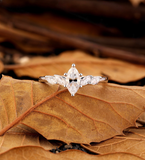 Custom Jewelry/ 6x8mm Oval Cut Engagement Ring/ Prong Set Wedding Ring/ Cluster Ring/ 14K Rose Gold Ring/ Personalized Handcrafted Ring