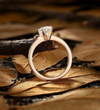 Euro Shank Ring, 2 CT Oval Cut Lab Grown Diamond Ring, Hidden Halo Engagement Ring, Solitaire Wedding Ring, Anniversary Gift, Promise Ring