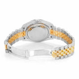 PJ R*l*x Mens Moissanite Watch Two Tone Gold Silver Blue MOP Dial Full Diamond Pave Setting Iced Watch Luxury Jubilee Bracelet