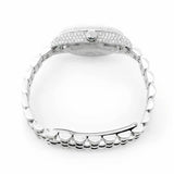 PJ R*L*X  Womens Moissanite Watch Silver Tone Tiffany Blue Dial Diamond Bezel Full Pave Iced Watch Luxury Jubilee Bracelet