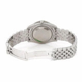 PJ R*L*X  Mens Moissanite Watch Silver Tone Full Diamond Jubilee Bracelet Pave Setting Iced Watch Luxury Stainless Steel Monochromatic