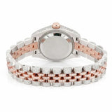 PJ R*L*X Mens Moissanite Watch Two Tone Rose Gold Roman Numerals Full Diamond Pave Setting Iced Watch Luxury Jubilee Bracelet