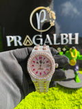 PJ AP VVS Diamonds Luxurious Vintage Rare Black Dial Stainless Steel Fully Iced Out Moissanite Watch Hip Hop Lovers Dream