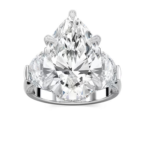 Tess Oval Lab Grown Diamond Bezel Eternity Band