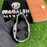 side profile of iced out diamond watch by pragalbh jewels showing premium craftsmanship