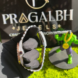 luxury rose gold iced out diamond watch closeup view by pragalbh jewels handcrafted for style lovers